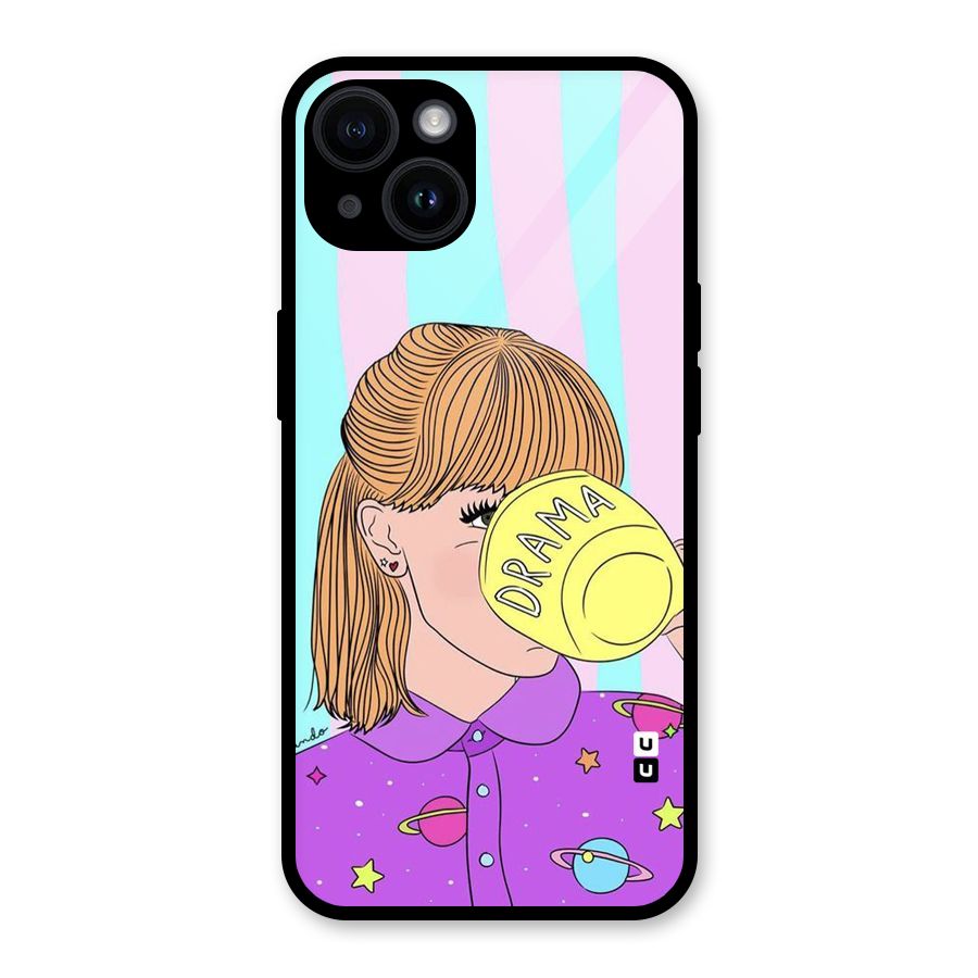 Drama Cup Glass Back Case for iPhone 14