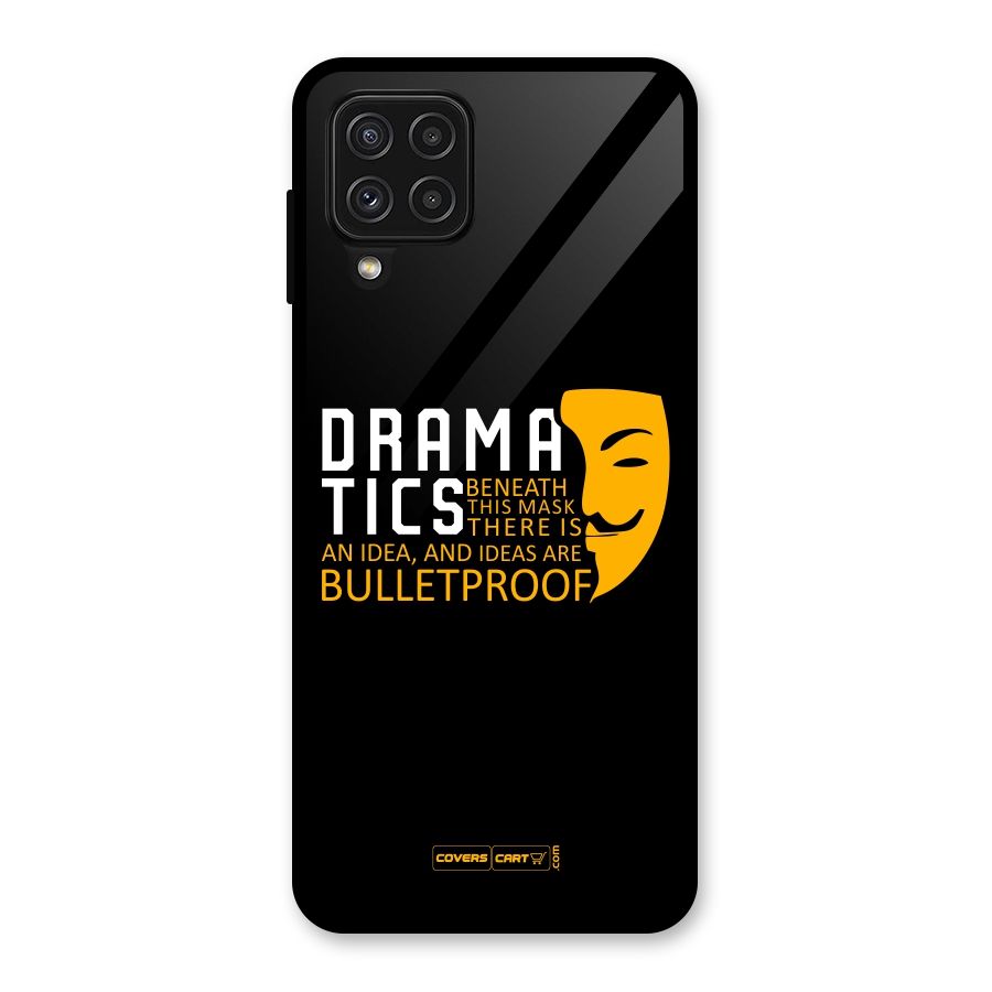 Dramatics Glass Back Case for Galaxy A22 4G