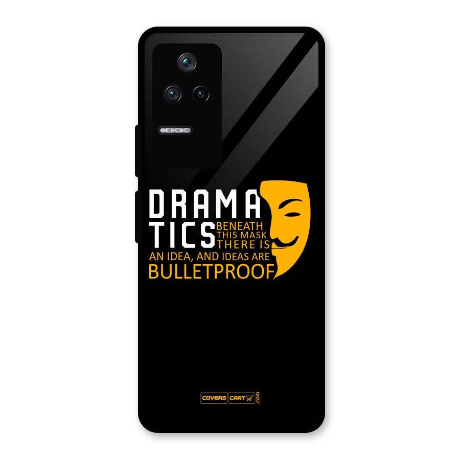 Dramatics Glass Back Case for Poco F4 5G