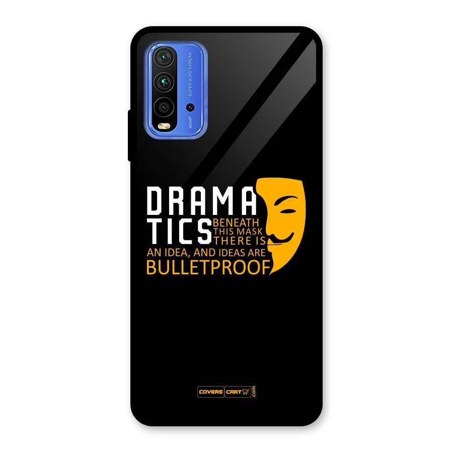 Dramatics Glass Back Case for Redmi 9 Power