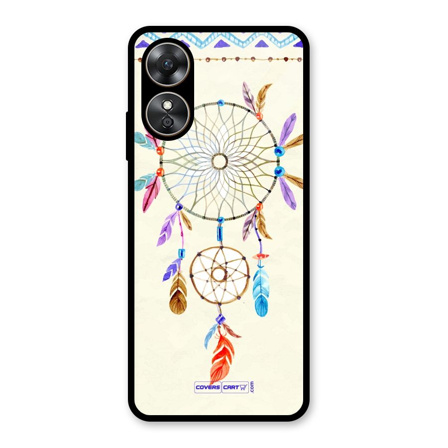 Dream Catcher Glass Back Case for Oppo A17