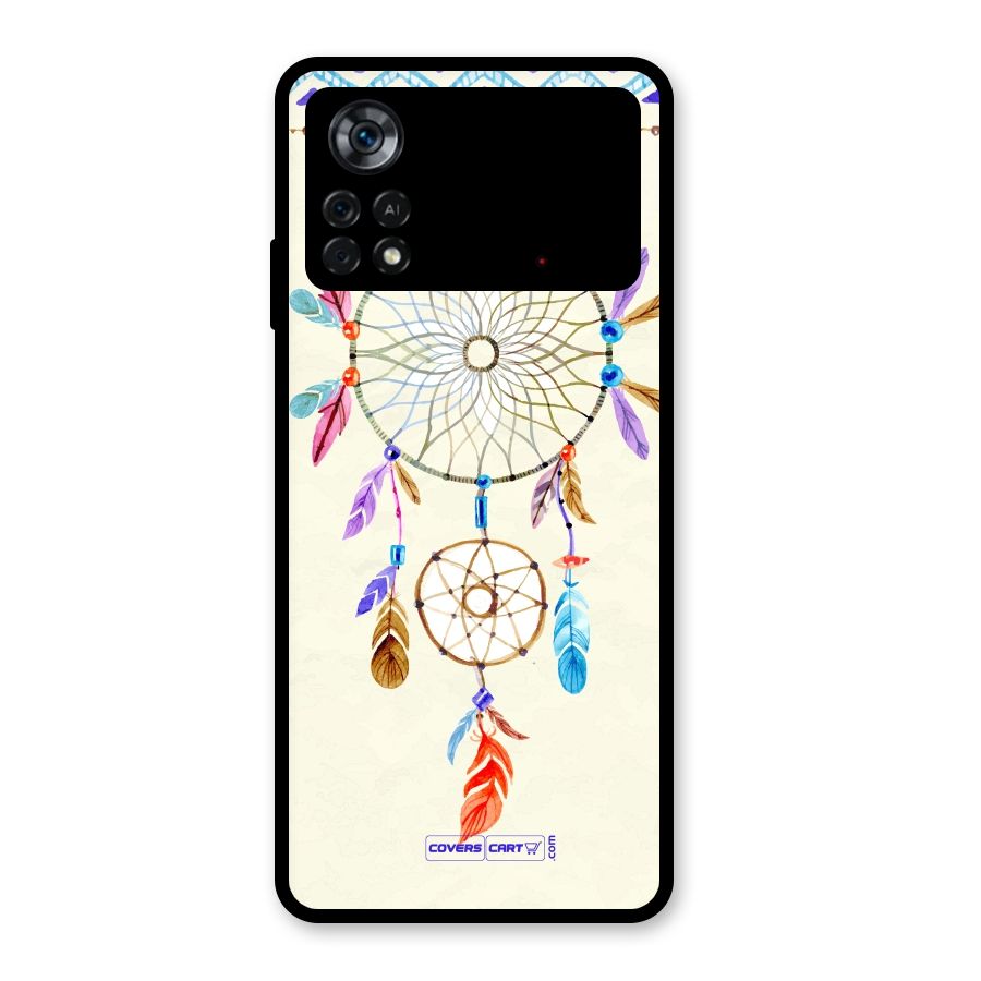 Dream Catcher Glass Back Case for Poco X4 Pro 5G