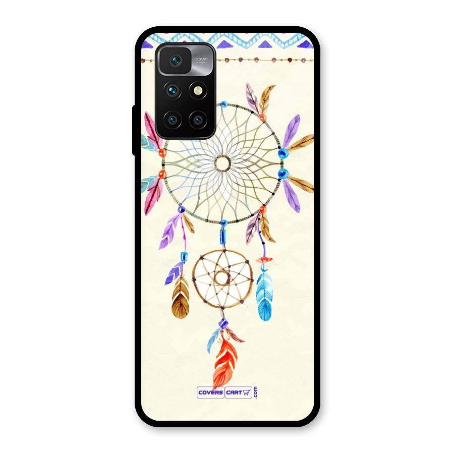 Dream Catcher Glass Back Case for Redmi 10 Prime