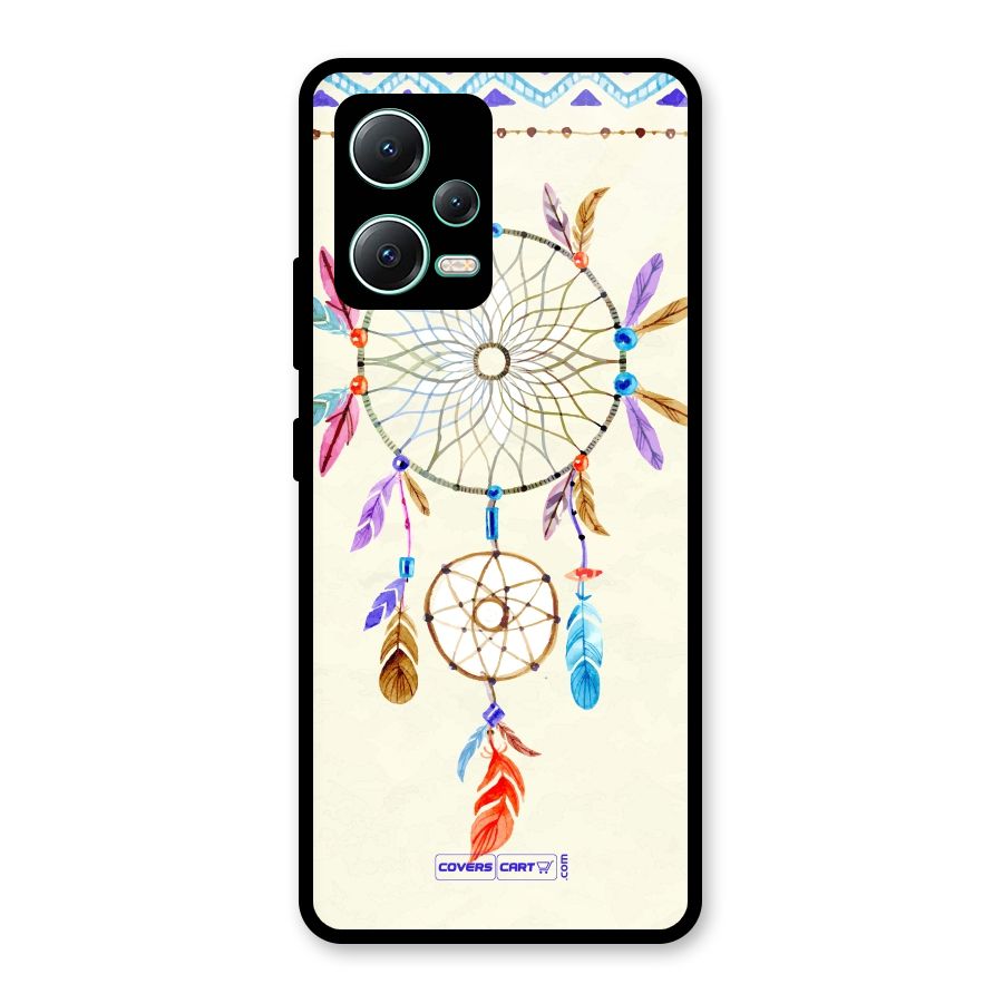 Dream Catcher Glass Back Case for Redmi Note 12 5G