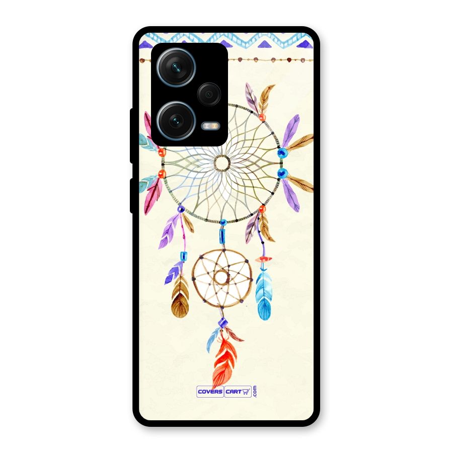 Dream Catcher Glass Back Case for Redmi Note 12 Pro Plus 5G