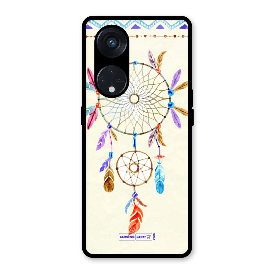 Dream Catcher Glass Back Case for Reno8 T 5G