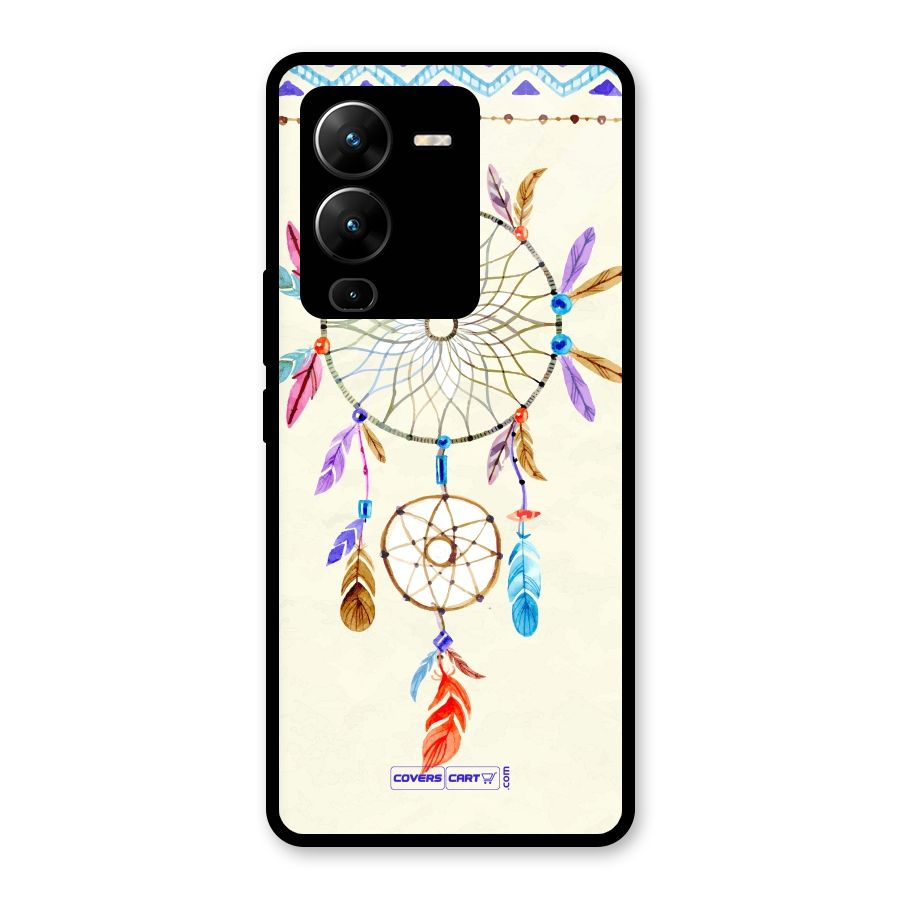 Dream Catcher Glass Back Case for Vivo V25 Pro