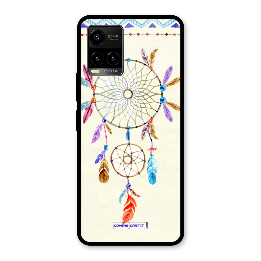Dream Catcher Glass Back Case for Vivo Y21A