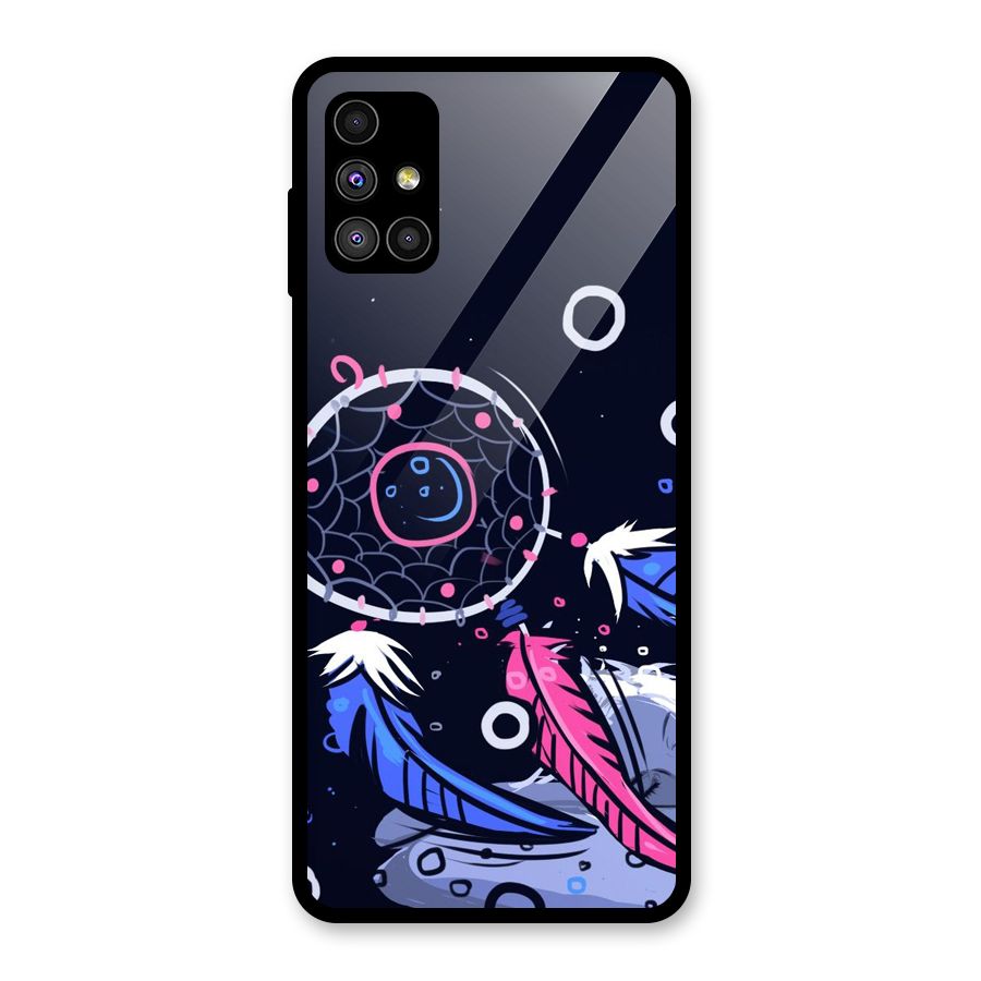 Dream Catcher Minimal Glass Back Case for Galaxy M51