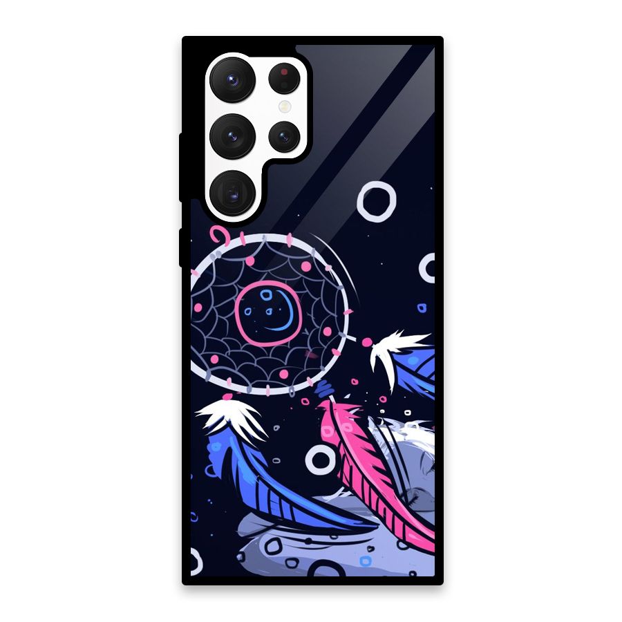 Dream Catcher Minimal Glass Back Case for Galaxy S22 Ultra 5G