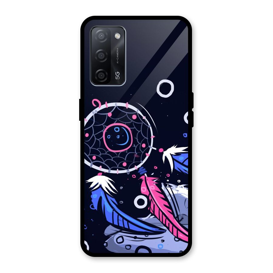 Dream Catcher Minimal Glass Back Case for Oppo A53s 5G