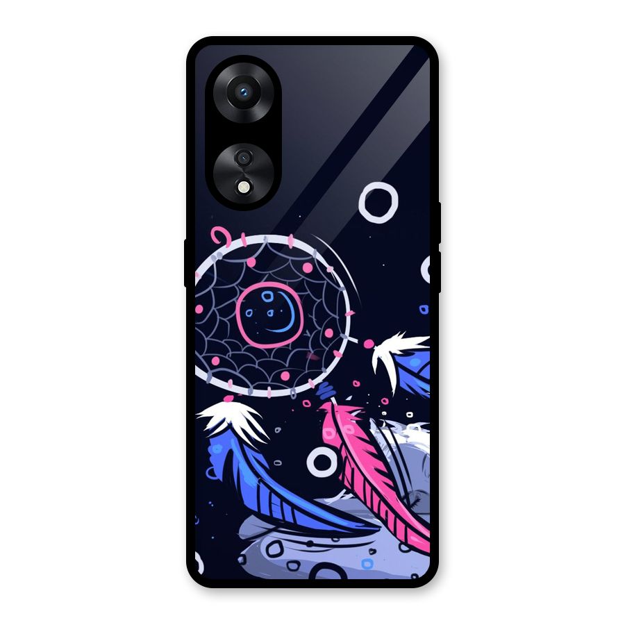 Dream Catcher Minimal Glass Back Case for Oppo A78
