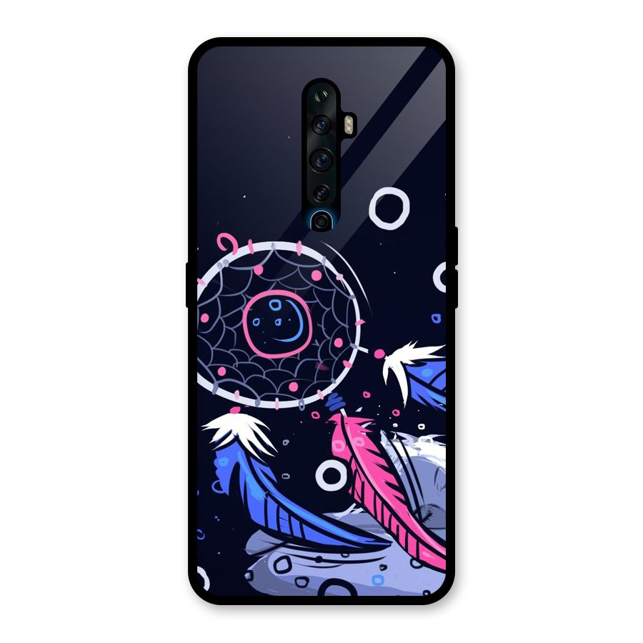 Dream Catcher Minimal Glass Back Case for Oppo Reno2 F