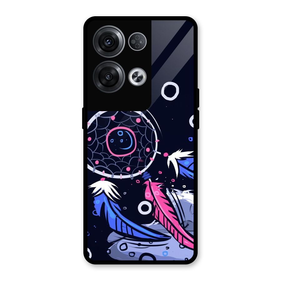 Dream Catcher Minimal Glass Back Case for Oppo Reno8 Pro 5G