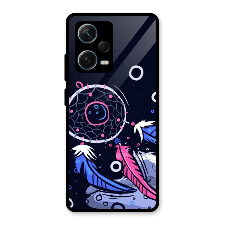 Dream Catcher Minimal Glass Back Case for Redmi Note 12 Pro Plus 5G