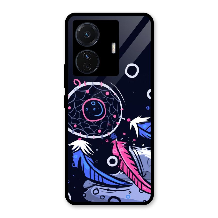 Dream Catcher Minimal Glass Back Case for Vivo T1 Pro