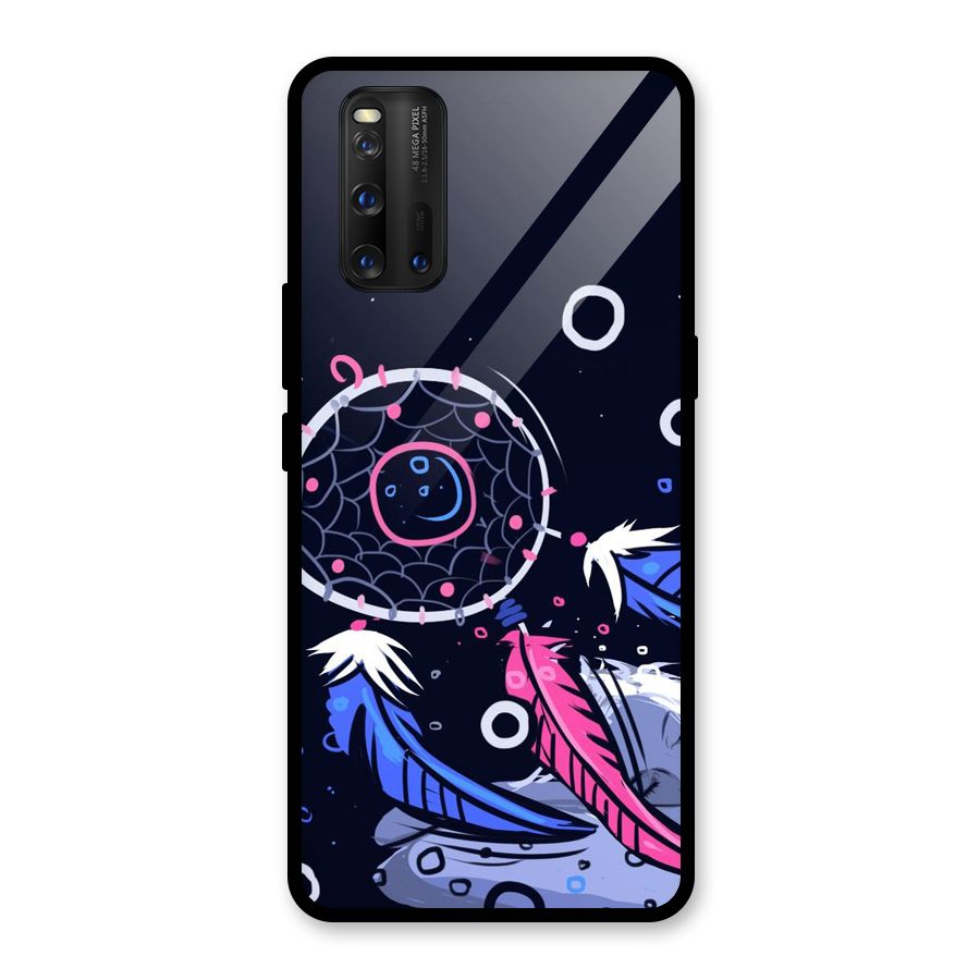 Dream Catcher Minimal Glass Back Case for Vivo iQOO 3