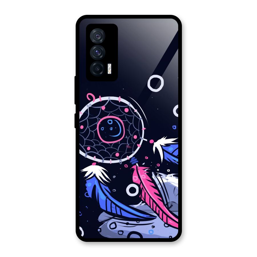 Dream Catcher Minimal Glass Back Case for Vivo iQOO 7 5G