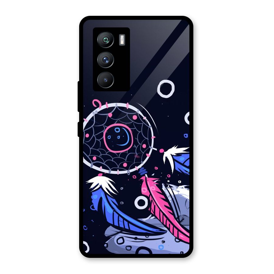 Dream Catcher Minimal Glass Back Case for Vivo iQOO 9 SE