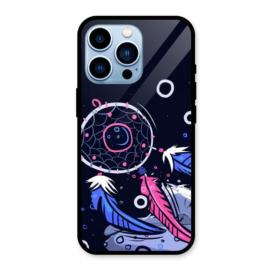 Dream Catcher Minimal Glass Back Case for iPhone 13 Pro