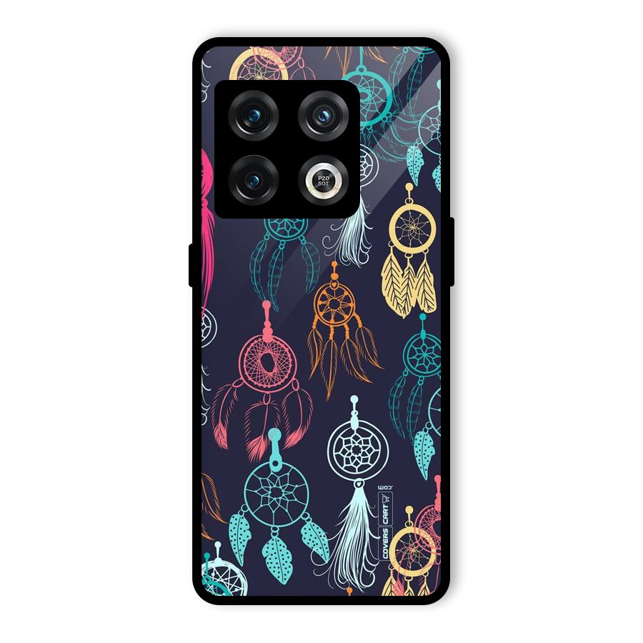 Dream Catcher Pattern Glass Back Case for OnePlus 10 Pro 5G