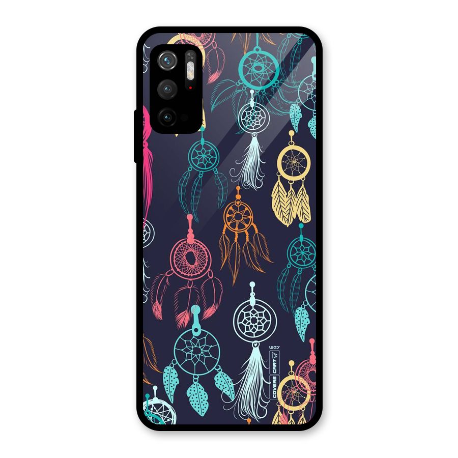 Dream Catcher Pattern Glass Back Case for Poco M3 Pro 5G