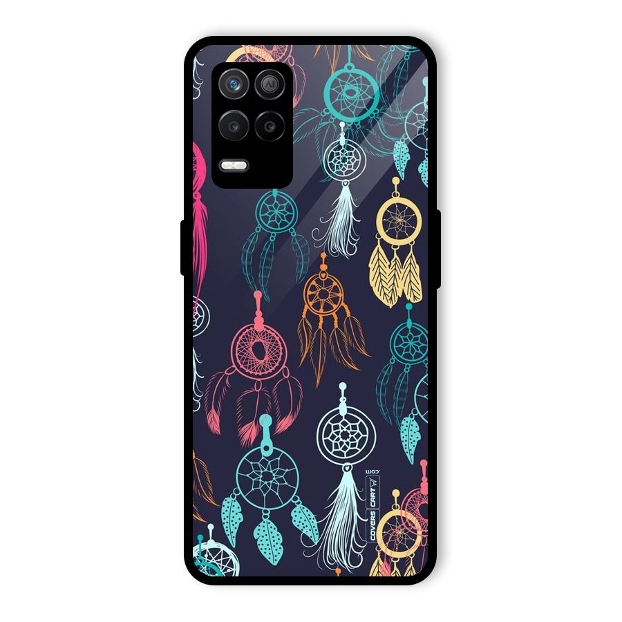 Dream Catcher Pattern Glass Back Case for Realme 8 5G