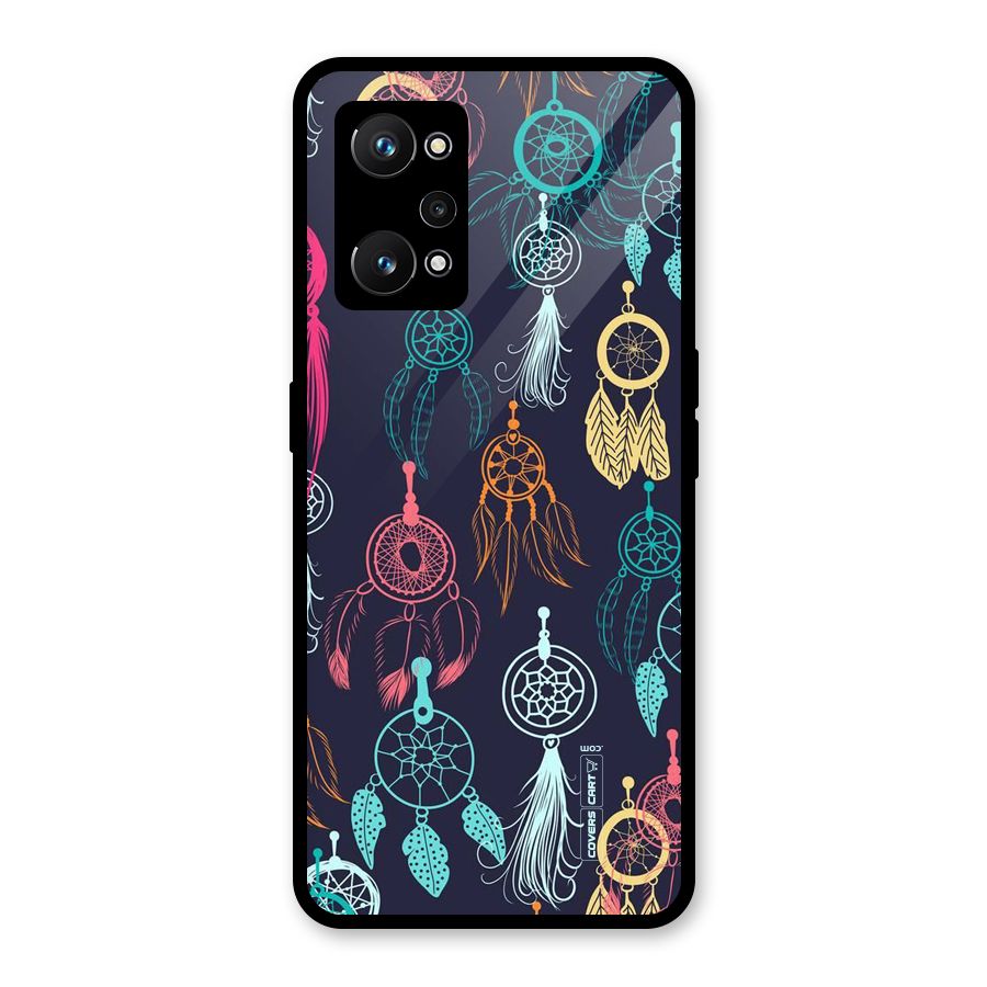 Dream Catcher Pattern Glass Back Case for Realme GT Neo 3T