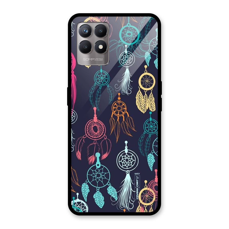 Dream Catcher Pattern Glass Back Case for Realme Narzo 50