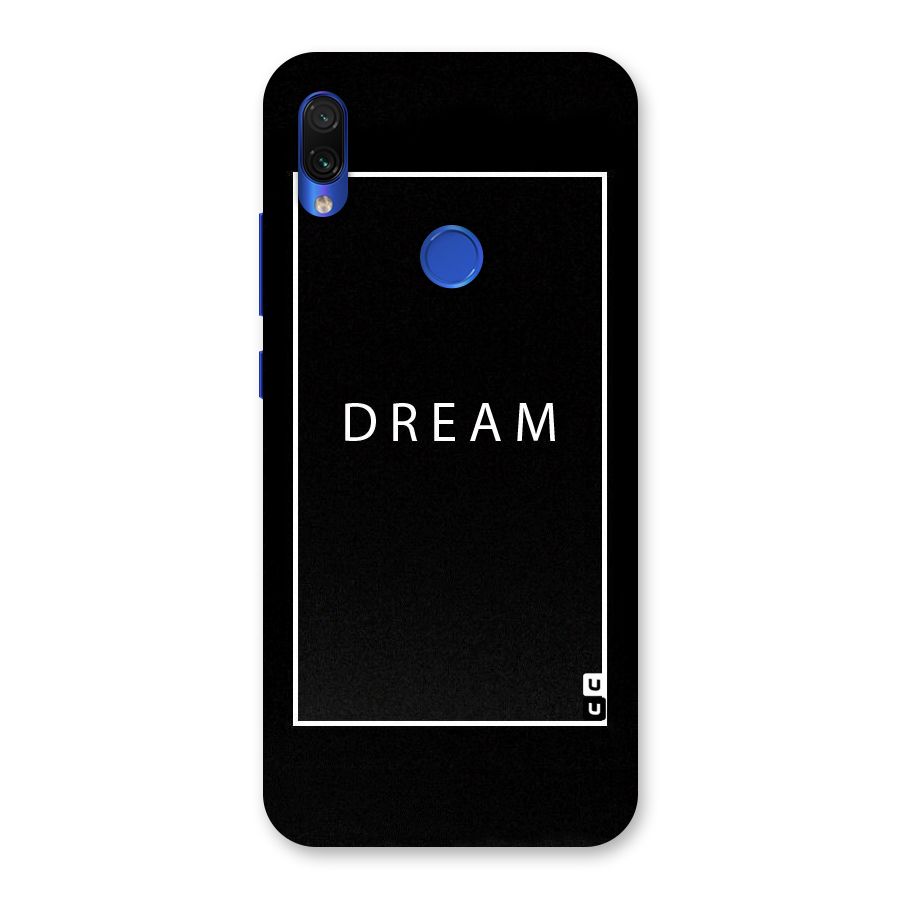 Dream Classic Back Case for Redmi Note 7S