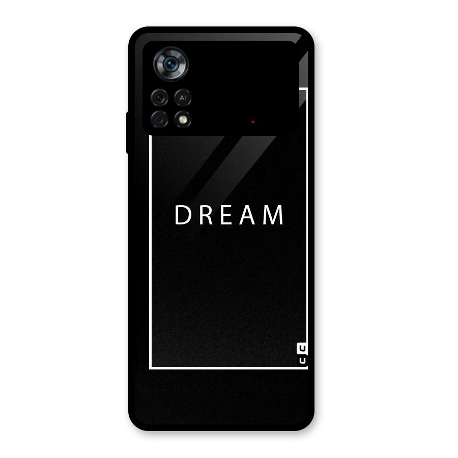 Dream Classic Glass Back Case for Poco X4 Pro 5G