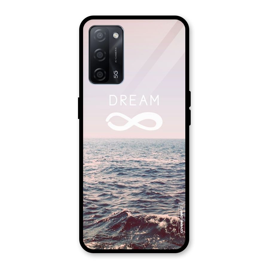 Dream Infinity Glass Back Case for Oppo A53s 5G