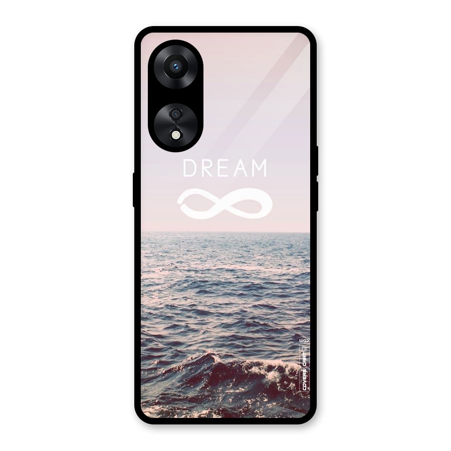 Dream Infinity Glass Back Case for Oppo A78