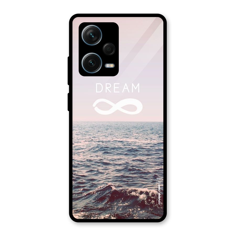 Dream Infinity Glass Back Case for Redmi Note 12 Pro Plus 5G