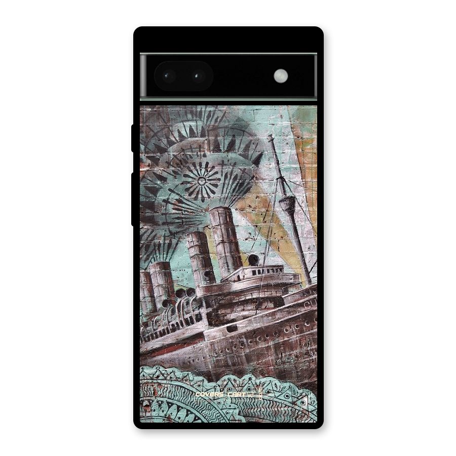 Dream Ship Glass Back Case for Google Pixel 6a