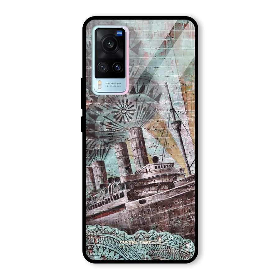 Dream Ship Glass Back Case for Vivo X60