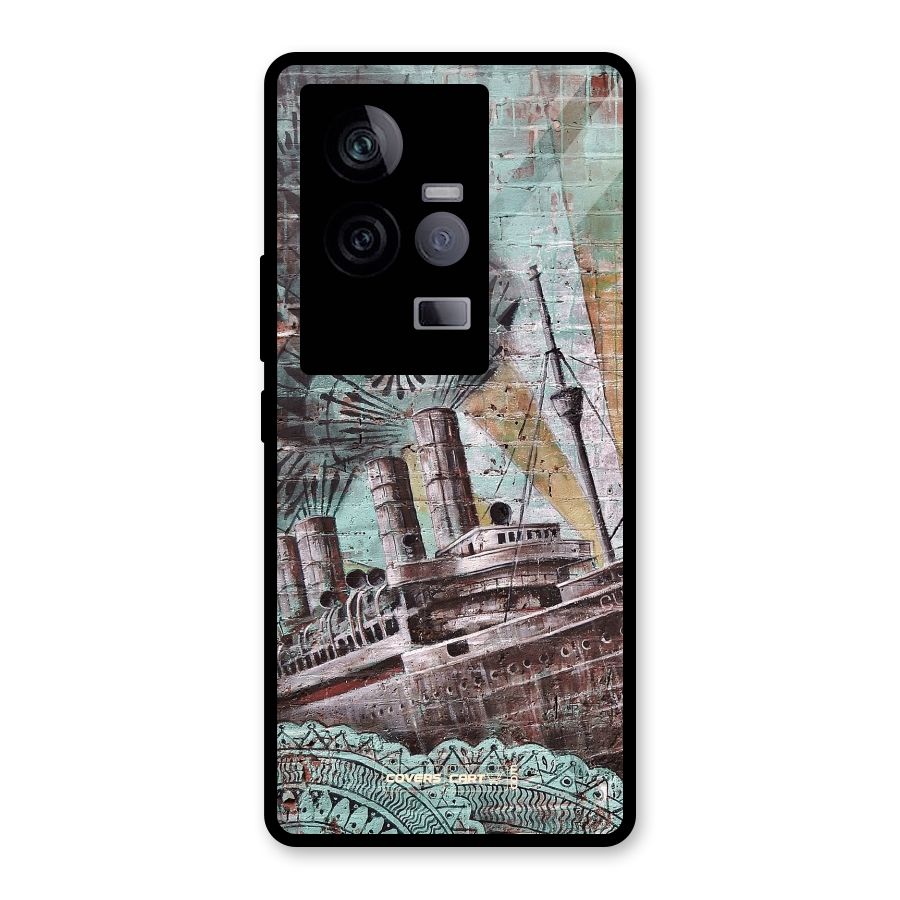 Dream Ship Glass Back Case for Vivo iQOO 11 5G