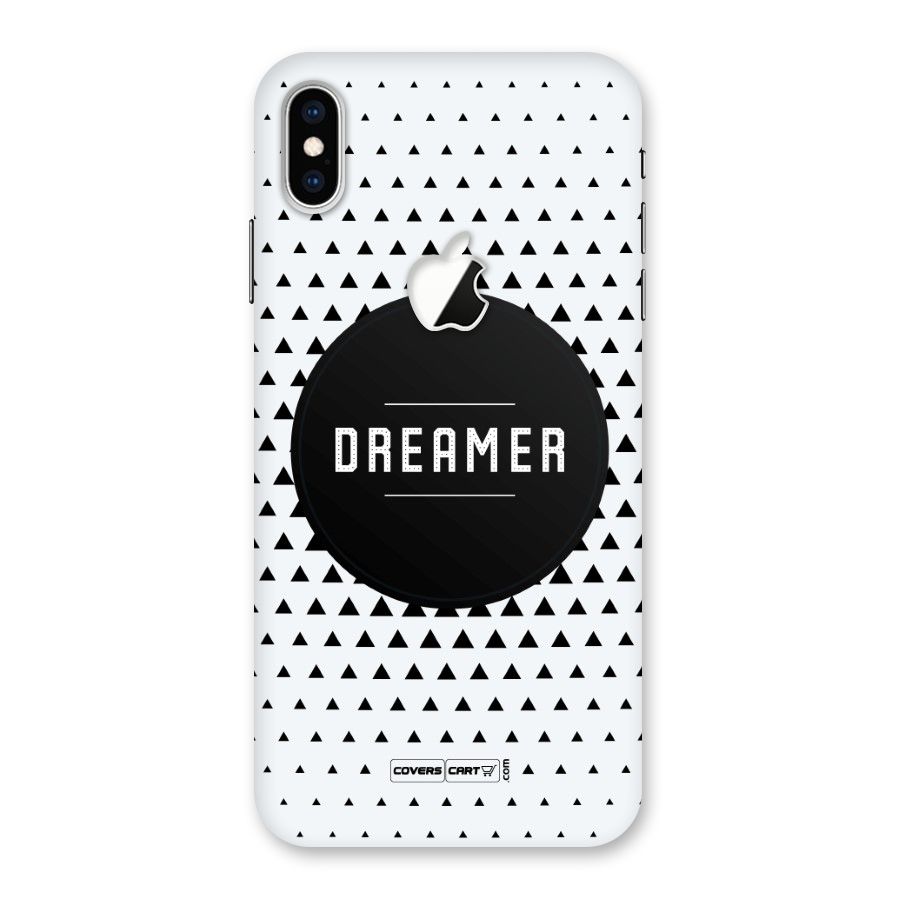 Dreamer Minimalist Back Case for iPhone XS Max Apple Cut