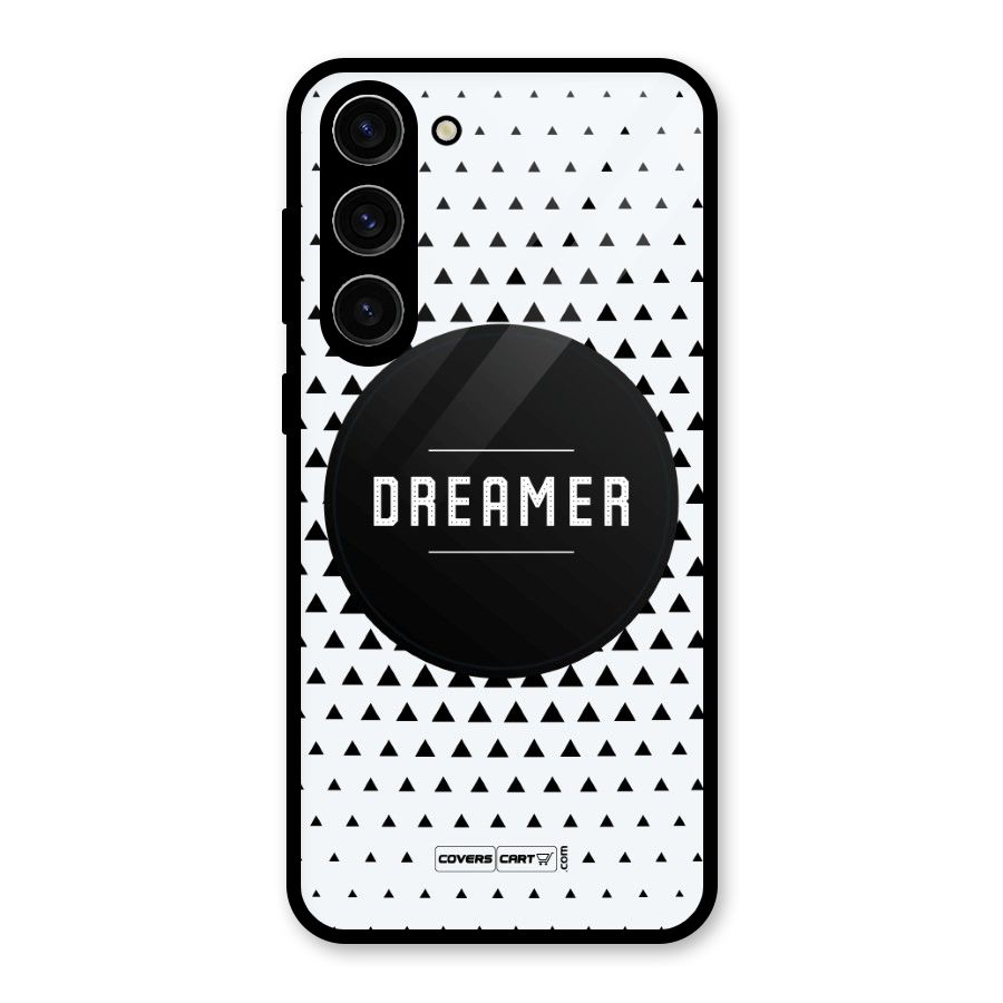 Dreamer Minimalist Glass Back Case for Galaxy S23 Plus