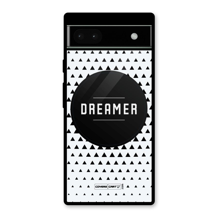 Dreamer Minimalist Glass Back Case for Google Pixel 6a