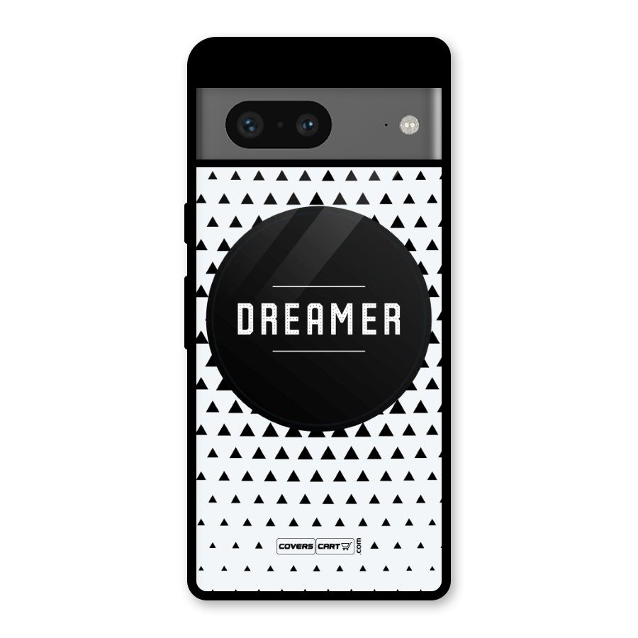 Dreamer Minimalist Glass Back Case for Google Pixel 7