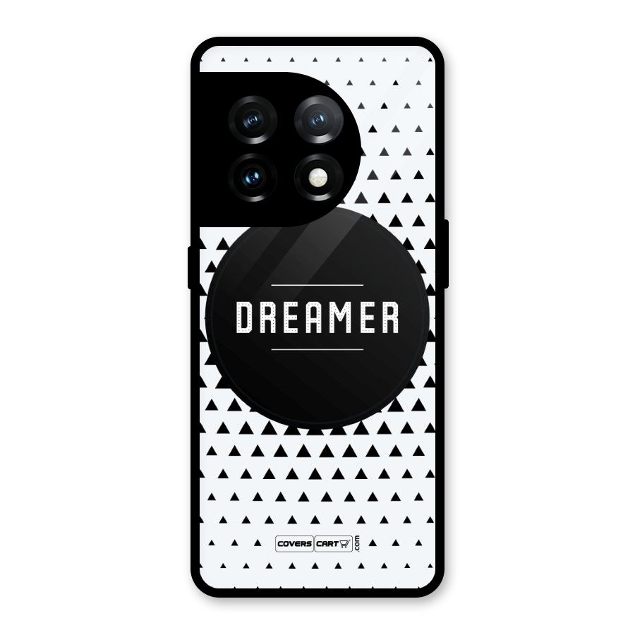 Dreamer Minimalist Glass Back Case for OnePlus 11
