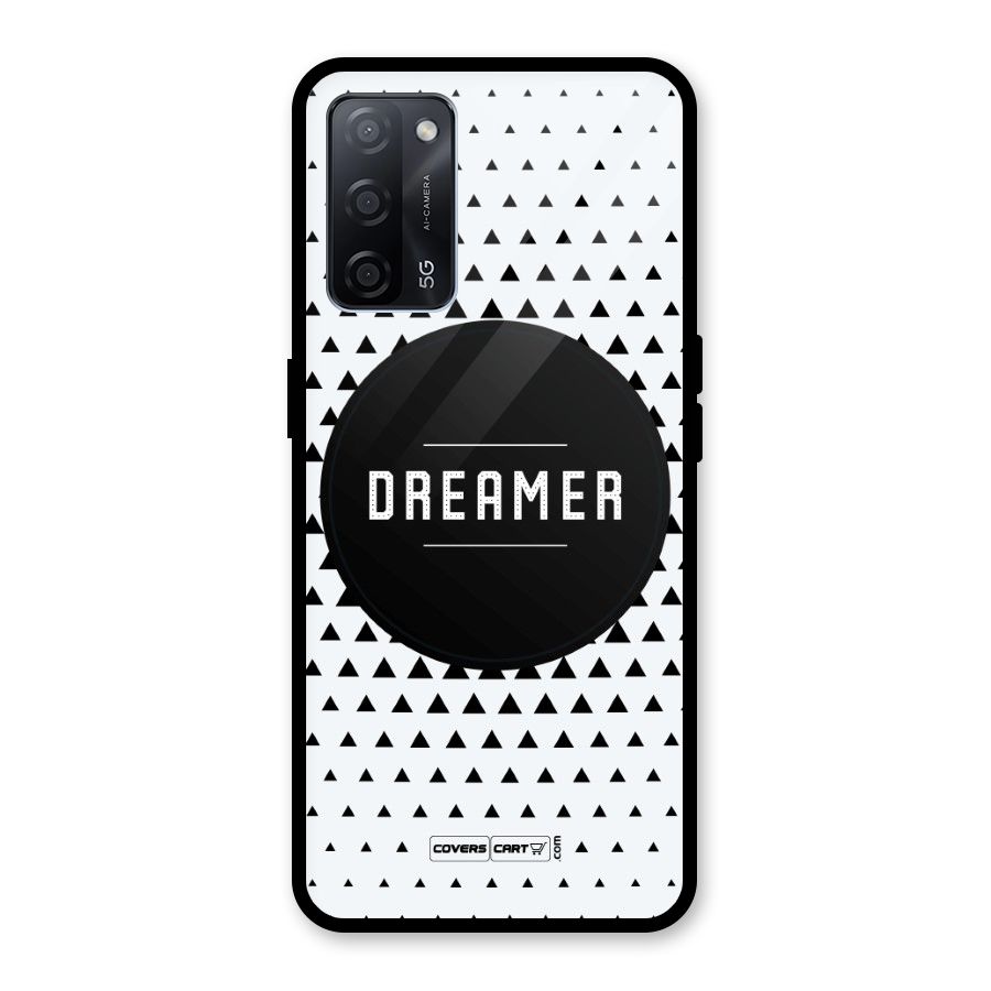 Dreamer Minimalist Glass Back Case for Oppo A53s 5G