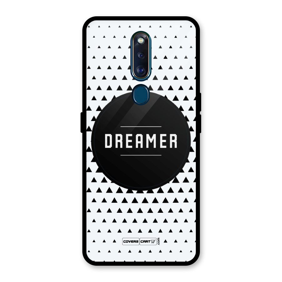Dreamer Minimalist Glass Back Case for Oppo F11 Pro