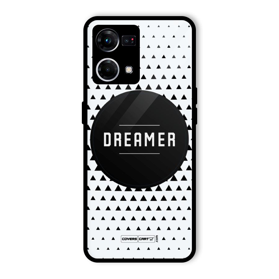Dreamer Minimalist Glass Back Case for Oppo F21s Pro 4G
