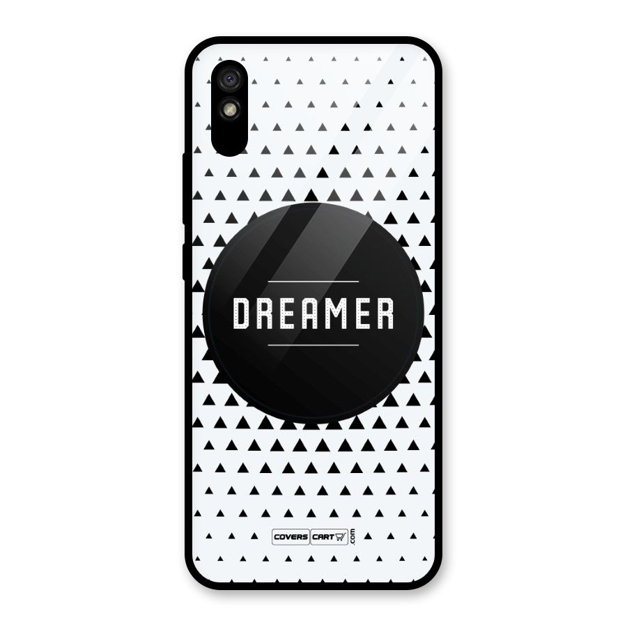 Dreamer Minimalist Glass Back Case for Redmi 9i