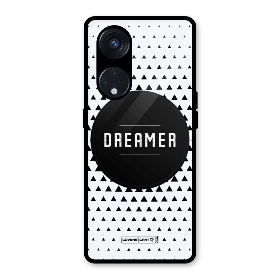 Dreamer Minimalist Glass Back Case for Reno8 T 5G