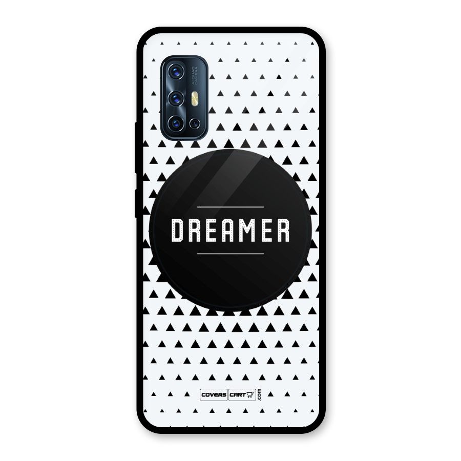Dreamer Minimalist Glass Back Case for Vivo V17