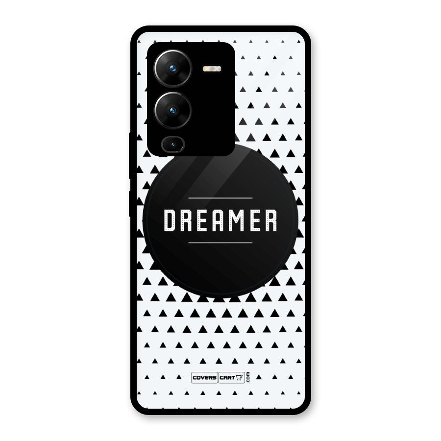 Dreamer Minimalist Glass Back Case for Vivo V25 Pro