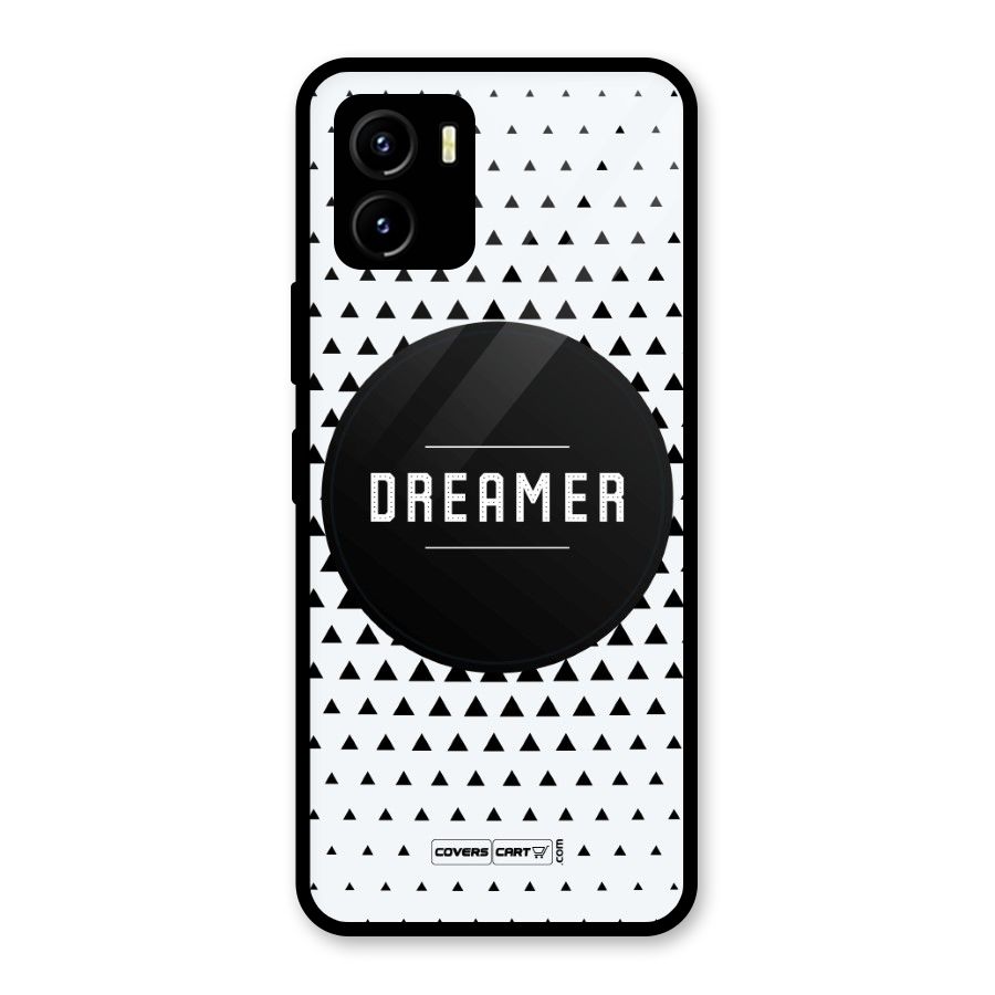 Dreamer Minimalist Glass Back Case for Vivo Y15s